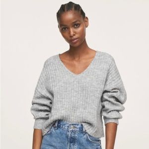 MANGO | Ribbed Knit Sweater